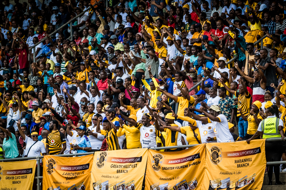 Supporters branches at the Richards Bay vs. Kaizer Chiefs
