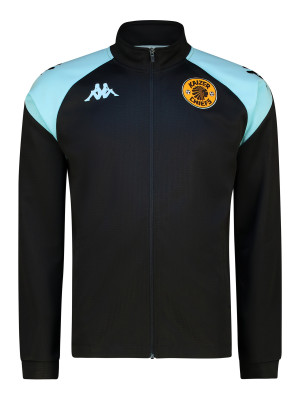 TRACK TOP - BLACK/AZURE RETREAT